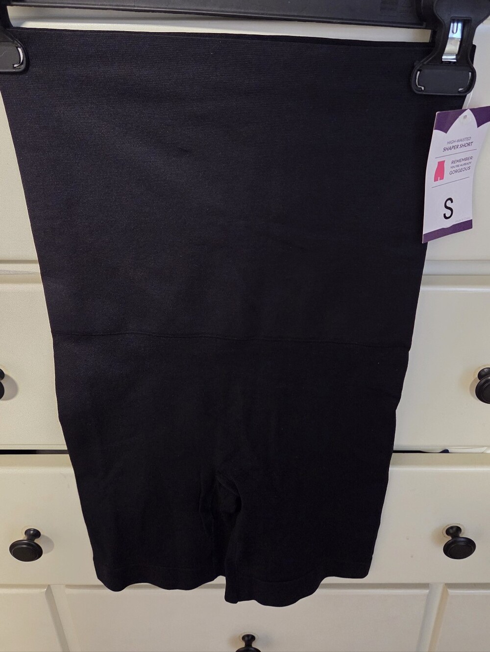 Empetua Shapermint Black Seamless High-Waist Shaping Shorts